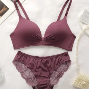 Conjunto de Sem Fio - Monocromático/Sexy/Renda.