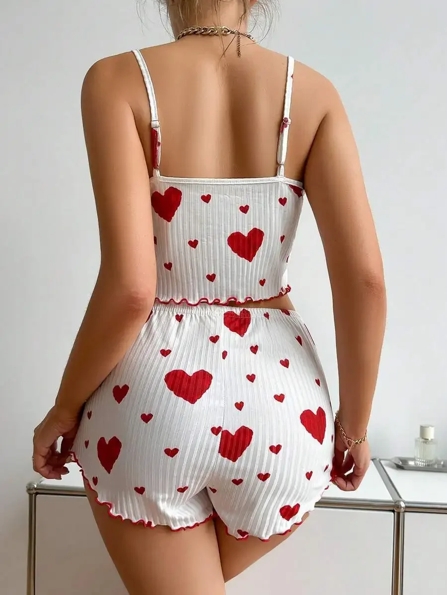Conjunto de Pijamas Femininos - 2 Peças Regata Curta e Shorts. - Imagem 15