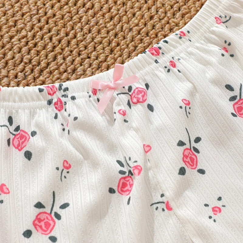 Novo Conjunto de Pijamas Femininos - Roupas de Dormir/Camisetas Curtas e Shorts. - Imagem 8