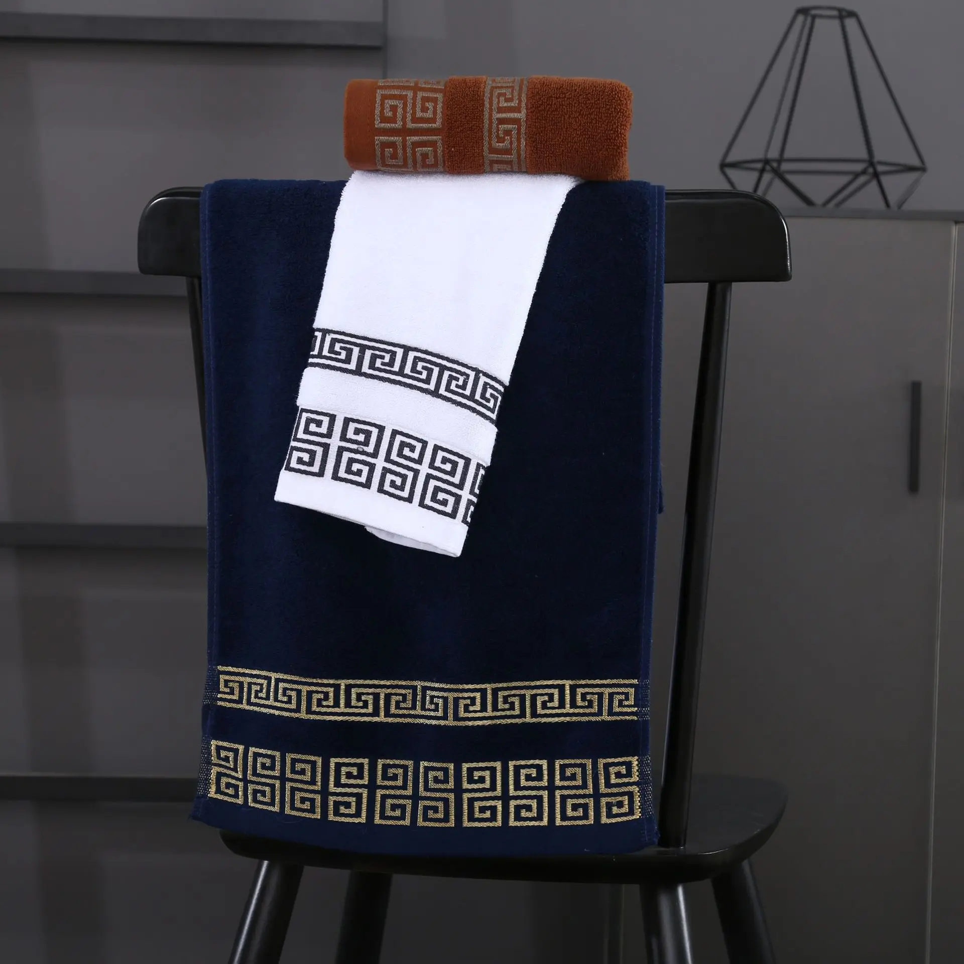 Conjunto de Toalhas de Algodão de Rosto. - Imagem 15