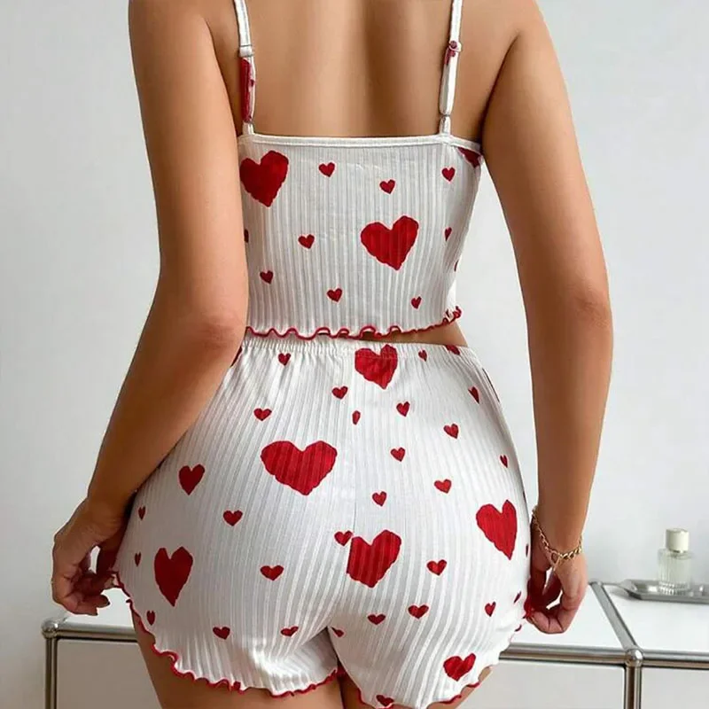 Conjunto de Pijamas Femininos - 2 Peças Regata Curta e Shorts. - Imagem 18