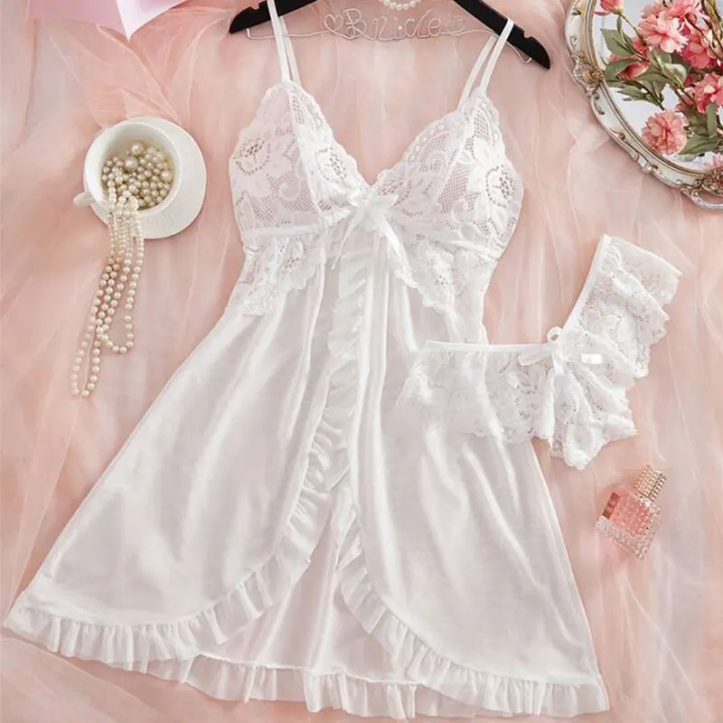 Conjunto Rosa Feminino - Camisola e Calcinha. - Imagem 21