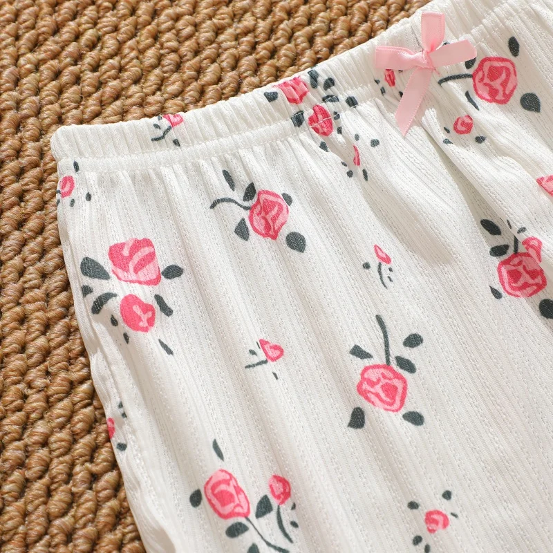 Novo Conjunto de Pijamas Femininos - Roupas de Dormir/Camisetas Curtas e Shorts. - Imagem 7