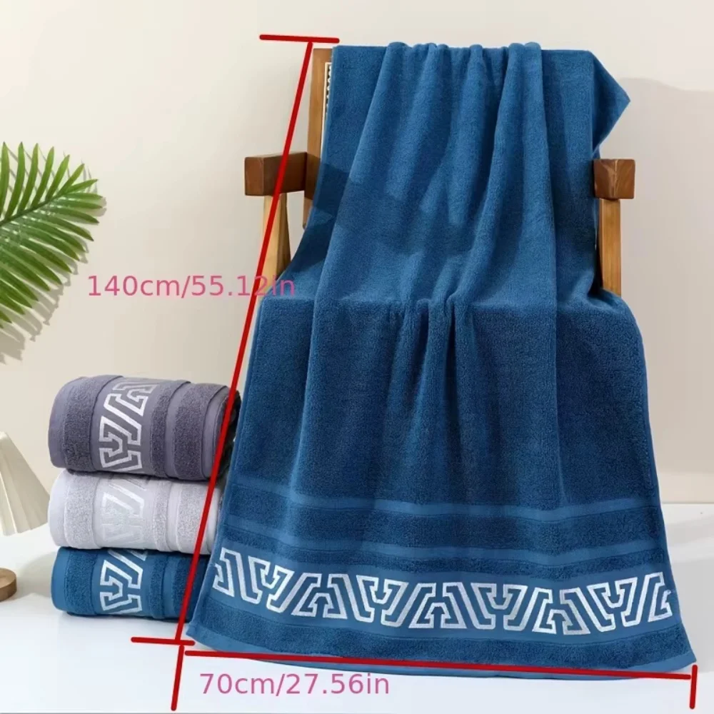 Toalha de Banho Grossa de Algodão Puro 70X140 - 380g. - Imagem 9