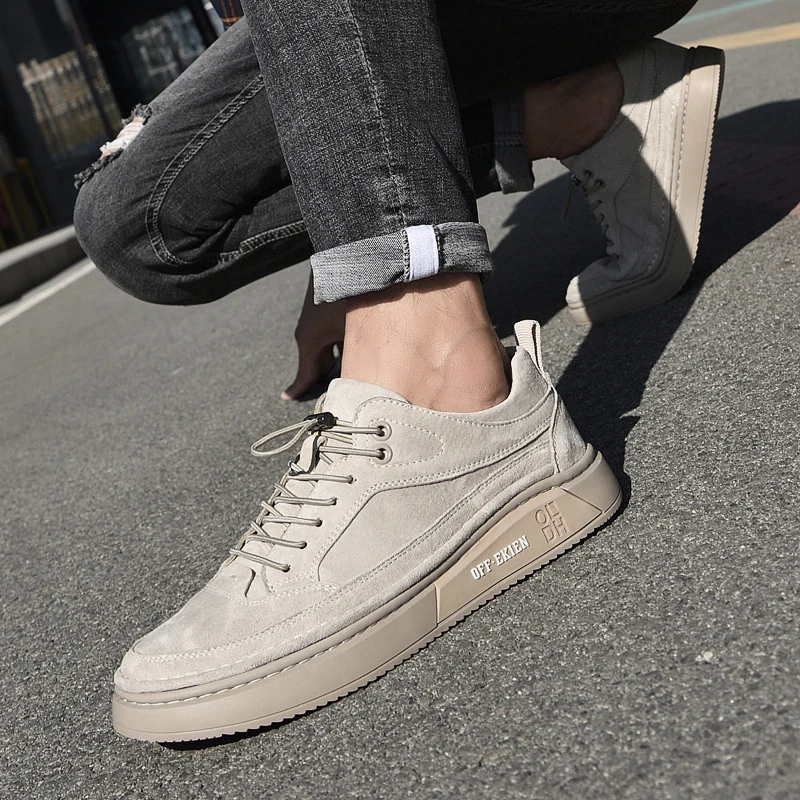 Sapatos Masculinos - Moda Mocassins de Couro Genuíno/Respirável. - Imagem 15