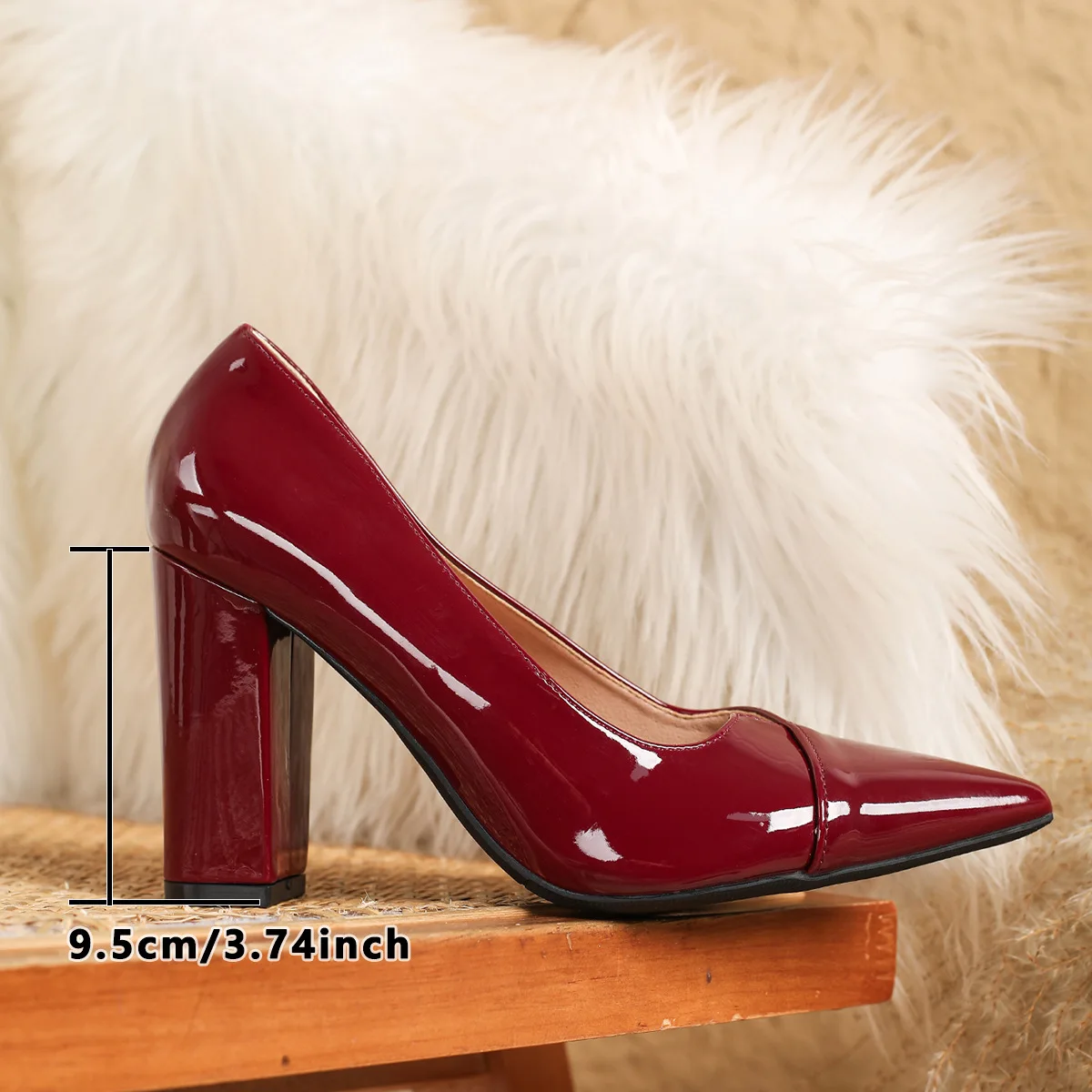 Sapatos Femininos - Couro Patente Envernizado. - Imagem 4