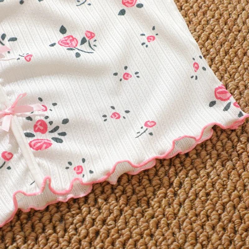 Novo Conjunto de Pijamas Femininos - Roupas de Dormir/Camisetas Curtas e Shorts. - Imagem 15
