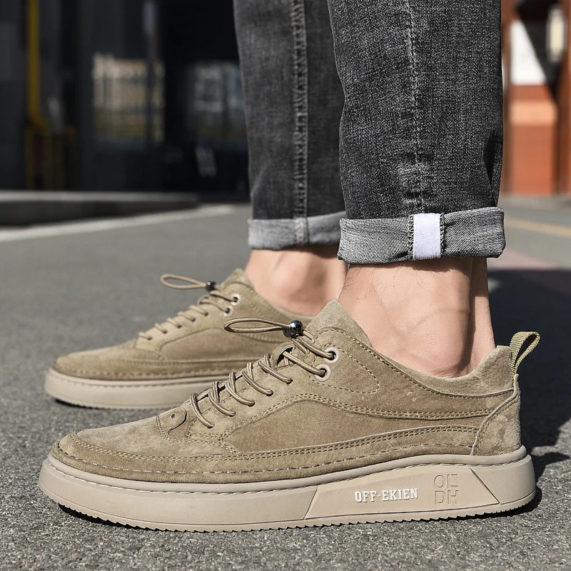 Sapatos Masculinos - Moda Mocassins de Couro Genuíno/Respirável. - Imagem 10