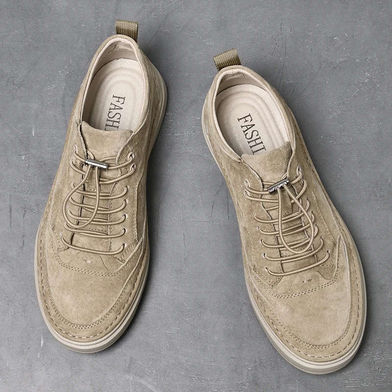 Sapatos Masculinos - Moda Mocassins de Couro Genuíno/Respirável. - Imagem 19