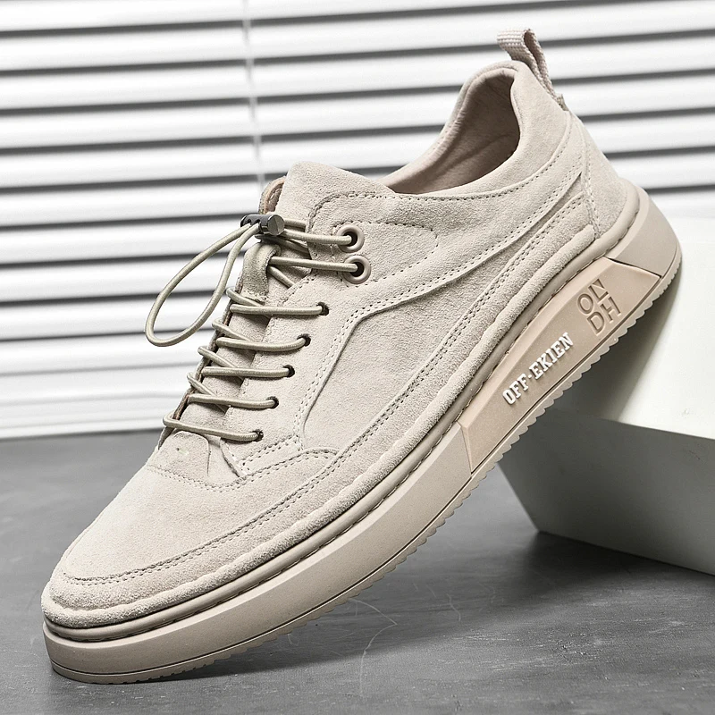 Sapatos Masculinos - Moda Mocassins de Couro Genuíno/Respirável. - Imagem 21