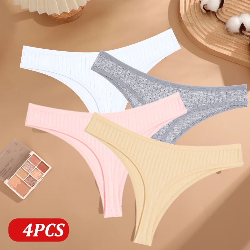 Calcinha Feminina Tangas de Algodão - Sexy 4 Peaçs. - Imagem 16