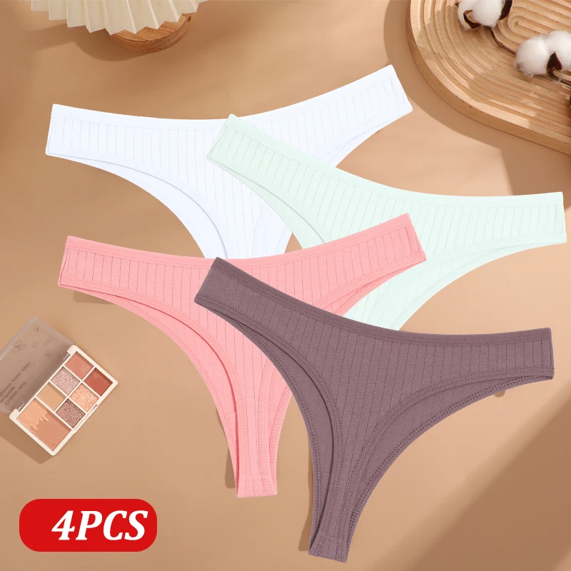 Calcinha Feminina Tangas de Algodão - Sexy 4 Peaçs. - Imagem 14