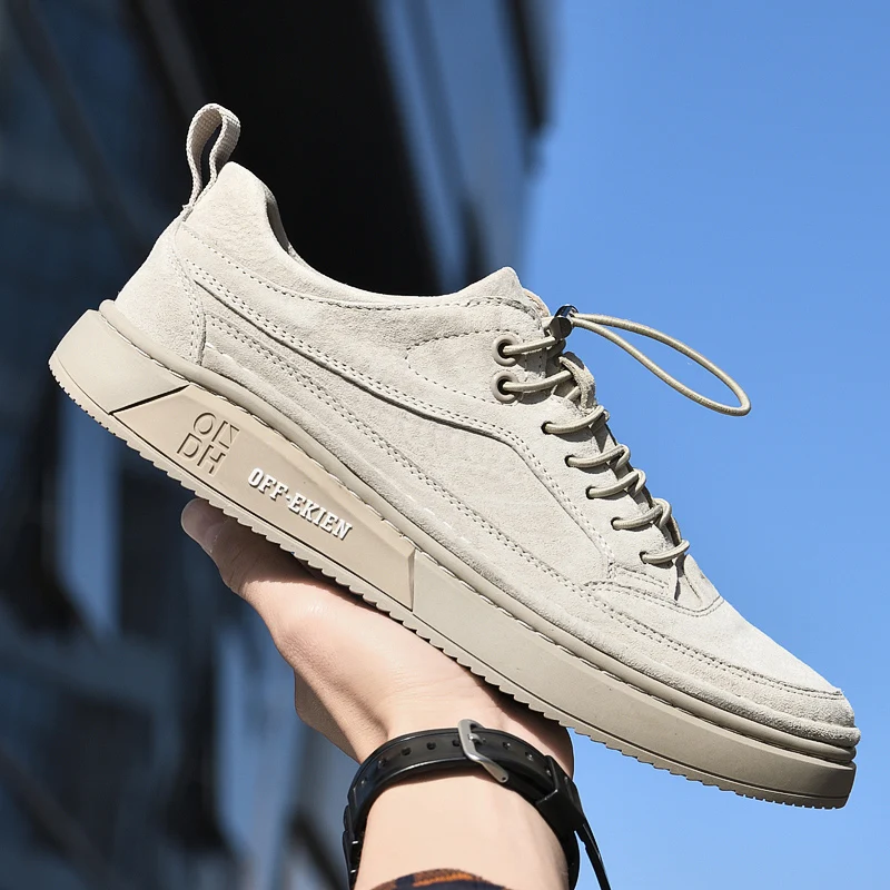 Sapatos Masculinos - Moda Mocassins de Couro Genuíno/Respirável. - Imagem 9