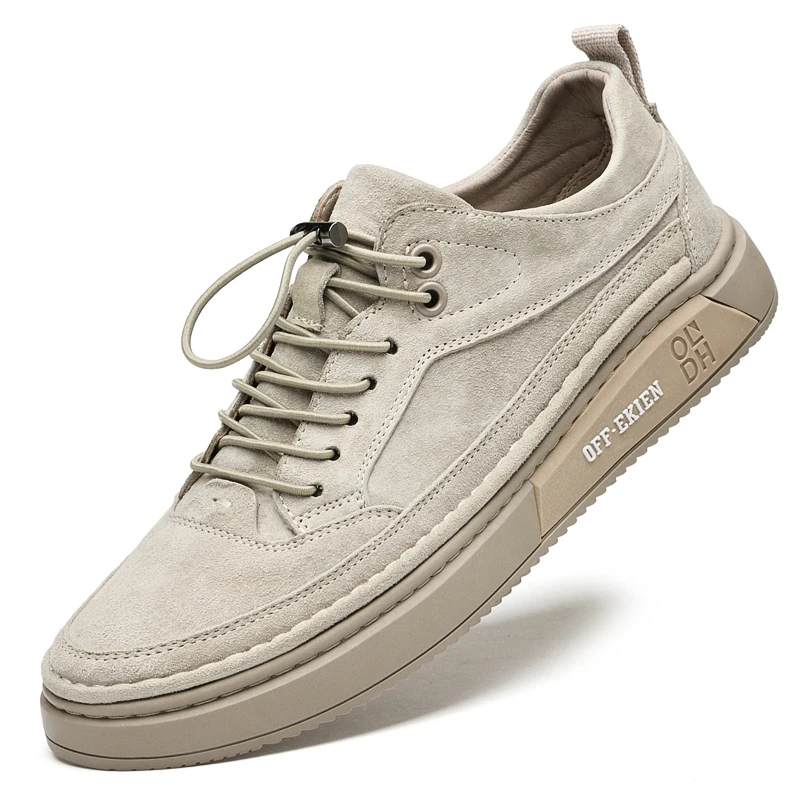 Sapatos Masculinos - Moda Mocassins de Couro Genuíno/Respirável. - Imagem 4