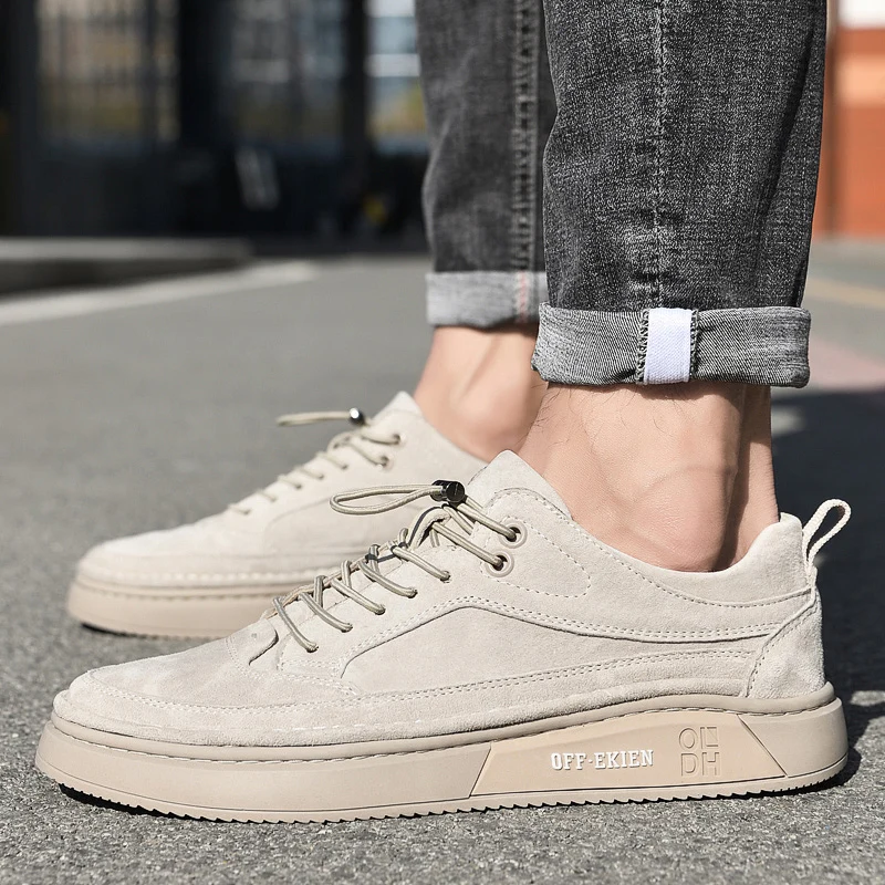 Sapatos Masculinos - Moda Mocassins de Couro Genuíno/Respirável. - Imagem 14